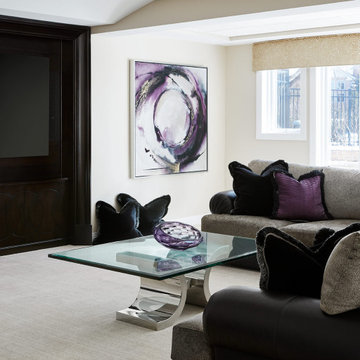 TV Area in Lower Level Family Room
