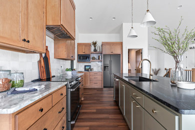Inspiration for a french country kitchen remodel in Other