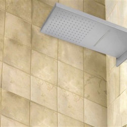 Waterfall and Rainfall Shower Set with Thermostatic Mixer Valve - Showerheads And Body Sprays