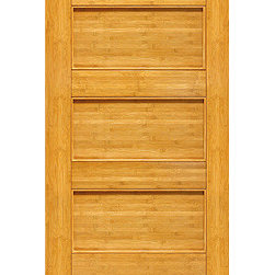 BM-10 Interior Bamboo Contemporary 5 Panel Modern Single Door - Interior Doors