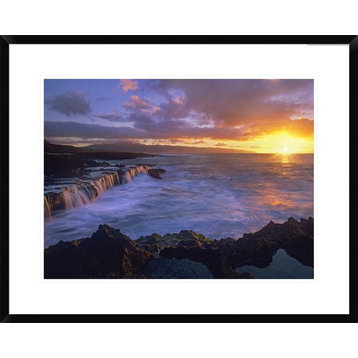 "Sunset at Shark's Cove, Oahu, Hawaii"  by Tim Fitzharris, 32x26"