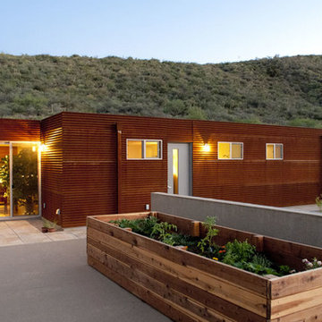 Corten Corrugated Siding