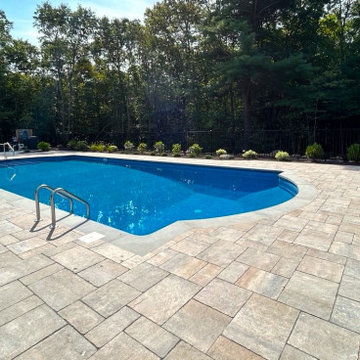 Family Time in Tiverton-Pool and Landscape Makeover