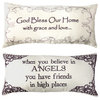 God Bless Our Home Reversible Pillow Cover
