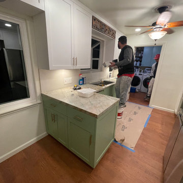 Kitchen Remodel 2024 Oakland/ white and light green