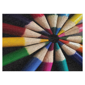 Colored Pencils Area Rug, 5'0"x7'0"