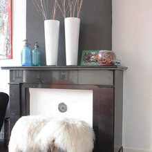 white vases