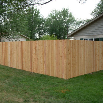 Wooden Fence Installation