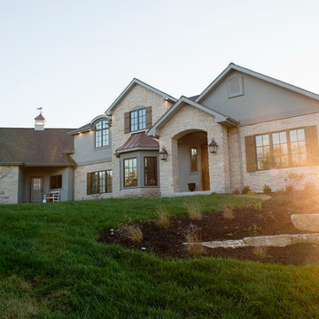 Honeycrisp Apple - front elevation