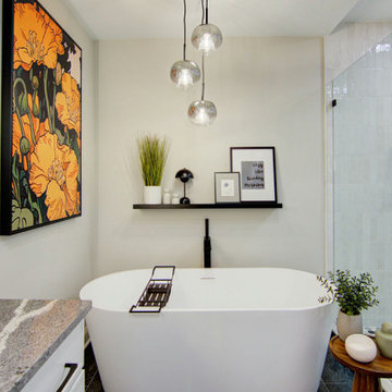Elegant Classic Primary Bath Remodel Kansas City, MO
