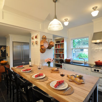 Chef Zoë François' Kitchen Featuring a 48" BlueStar Rangetop