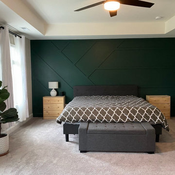 Custom accent wall and paint