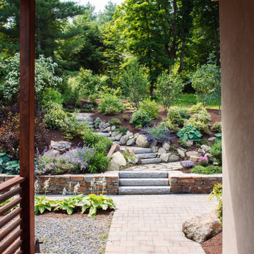 Tranquil Garden Oasis  Landscape Design Lincoln Massachusetts