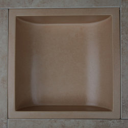 Modern shower shelves with clean lines - Showerheads And Body Sprays