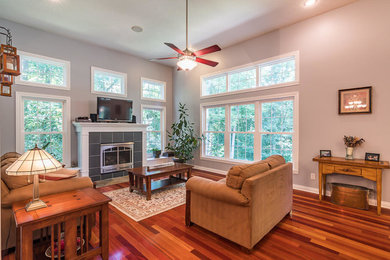 Inspiration for a living room remodel in Other
