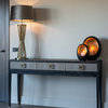 Modern Leather Console Table | OROA Bloomingville