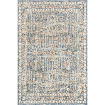 nuLOOM Rosalind Traditional Persian Area Rug, Gray 7' 10" x 10'