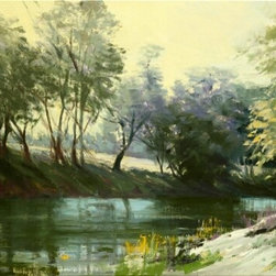Misty Morning by A. Pell - Artwork