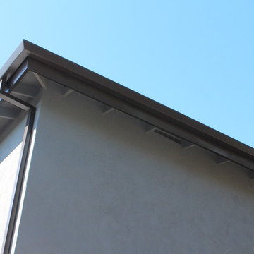 Fascia Wrap, Seamless Angle Faced Gutters,Box Downspouts,Los Angeles