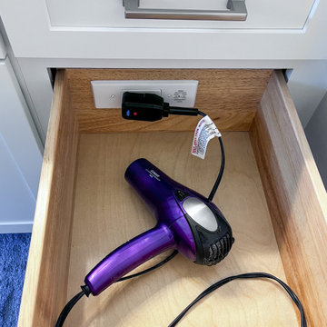 Bathroom Vanity In-Drawer Outlets