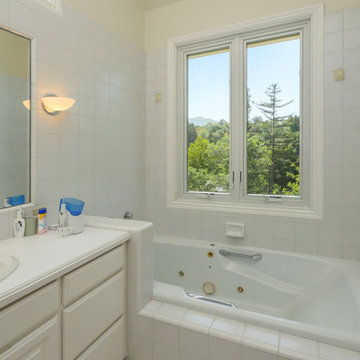 New Windows in Sleek Bathroom - Renewal by Andersen San Francisco Bay Area