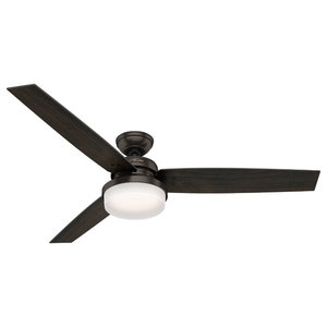 Emerson Ceiling Fans Keane Ceiling Fan Brushed Steel