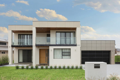 Inspiration for a contemporary exterior in Canberra - Queanbeyan.