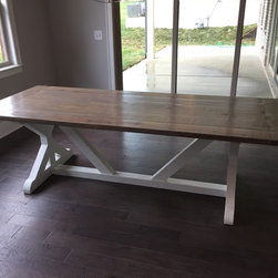 Custom Trestle Dining Table - Products