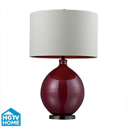 HGTV Home - Blown Glass Table Lamp - Table Lamps