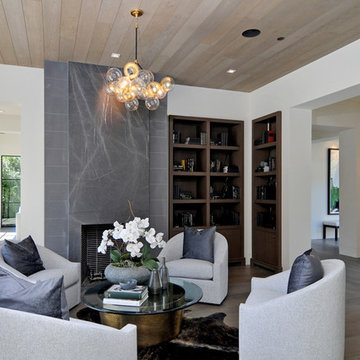 Transitional Family Room