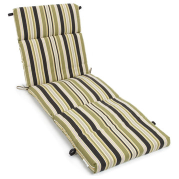 72" Outdoor Chasie Lounge Cushion, Eastbay Onyx