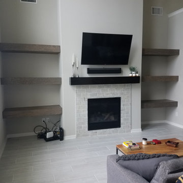Solid Oak Floating shelves