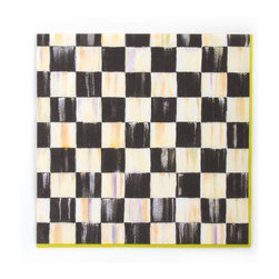 Courtly Check Paper Napkins - Dinner | MacKenzie-Childs - Napkins