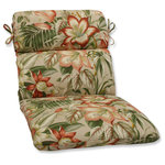Pillow Perfect, Inc. - Botanical Glow Tiger Stripe Rounded Corners Chair Cushion - Please note since all products are made to order, dimensions may vary 1-2 inches |