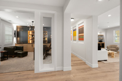 Transitional home design photo in San Diego