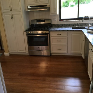 cabinet refacing with new granite countertops