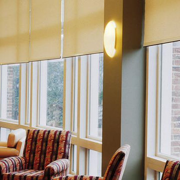 Roller Shades in Condo Common Area