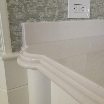 Close Up Thassos Marble Countertop