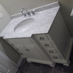 restroom remodel jan-2015 - Bathroom Cabinets