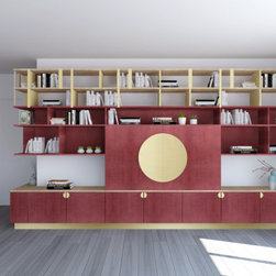 S&eacute;verine - une biblioth&egrave;que de style art d&eacute;co - 本棚