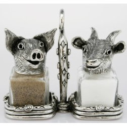 Pig and Goat Salt and Pepper Shakers Set - Salt And Pepper Shakers And Mills