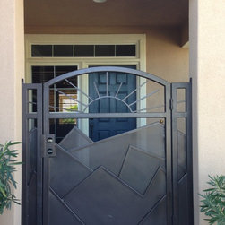 Courtyard & Pedestrain Gates - Home Fencing And Gates