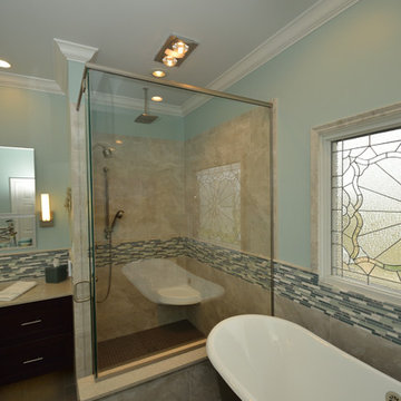 Simpsonville Mosaic-Wrap Around Bathroom Remodel