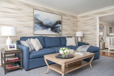 Living room - living room idea in New York