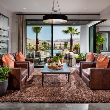 Transitional Living Room