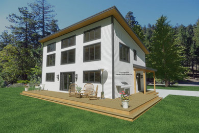 #4080 Custom Shed Roof House