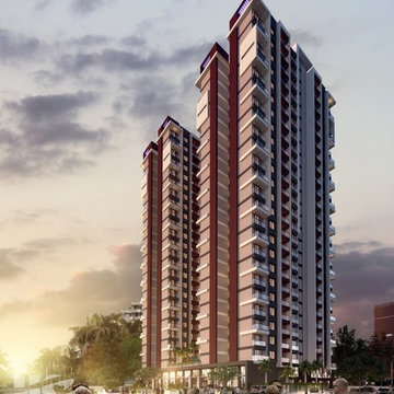 HIGH- RISE BUILDING, DAY VIEW, COST EFFECTIVE 3D RENDERING, PRESENT 3D DESIGNS