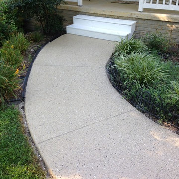 Spray Texture Concrete Overlay