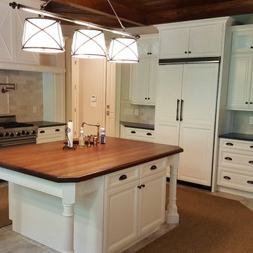 Large Kitchen Cabinet Refinishing