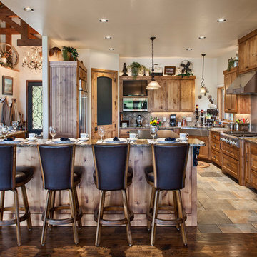 Timber Frame Home Kitchen – Oklahoma City